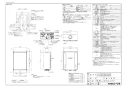 ノーリツ GT-CP2072SAW-H BL 13A 取扱説明書 施工説明書 納入仕様図 高効率ガスふろ給湯器(ドレンアップ方式)  シンプル オート PS扉内上方排気延長設置形 20号 納入仕様図1